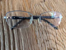 Ar16366 Aristar Charmant 543 Rectangular Gunmetal Half Rim Eyeglasses Frames