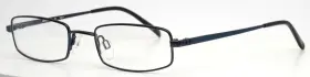 47-19-140 Aristar Ar6983 543 Navy Womens Rectangle Full Rim Eyeglasses B 25