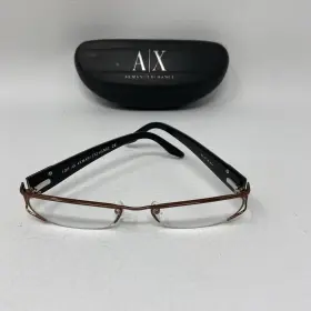 50-17-130 Armani Exchange Ax119 W44 Eyeglasses Frame Gold/tortoise And Hard Case