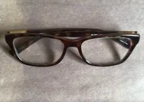 52-16-135 Armani Exchange Ax3006 8037 Dark Brown Clear Tortoise Eyeglasses Frame