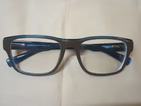 Ax3018 Armani Exchange Eyeglass Frames Brown With Blue