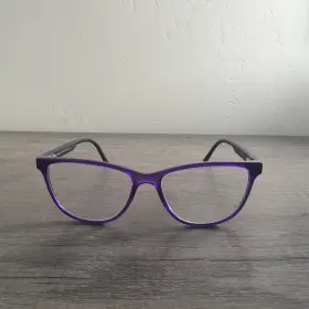 53-15-140 Armani Exchange Ax3047 Eyeglasses 8236 Purple Black Frames Only