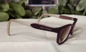 Ax3068 Armani Exchange 8303 Matte Opal Cherry Rectangle Womens Eyeglasses 52mm
