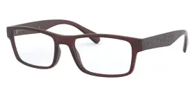 Ax3070 Armani Exchange Eyeglasses 8311 Matte Opal Bordeaux Full Rim Glasses 55mm