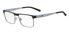 0an6120-707 Arnette An6120 707 Rectangle Rubber Black Demo Lens 53 Mm Mens Eyeglasses