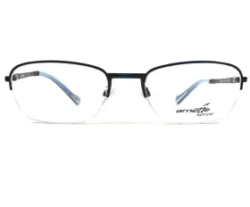 50-18-135 Arnette Mod.6084 588 Eyeglasses Frames Blue Rectangular Half Rim