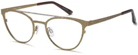 47-20-135 Artistik Galerie Ag5032 Womens Eyeglasses Matte Gold With Soft Case