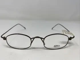 42-20-140 Aspen Italy 8 Col.brz Bronze Brown Full Rim Eyeglasses Frame 506