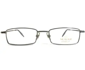 Hp138-gris Augar Eyeglasses Frames Hp138 Gris Grey Red 22kt Gp Gold Plated 49-18-140