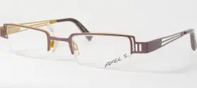 Ax762 Axel S. 43 Dusty Rose /mustard Unique Rare Eyeglasses 45-21-135mm Germany