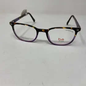 Qp18 B.e Bio Eyes Eyewea Be33 Eyewear Willow Tortosie Purple Fade 50-20-140 Flex Hinge
