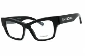 Bb0378o Balenciaga 0378o 001 Eyeglasses Black Frame 54mm