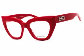 Bb0238o003 Balenciaga Bb0238o 003 Eyeglasses Red Frame 50mm