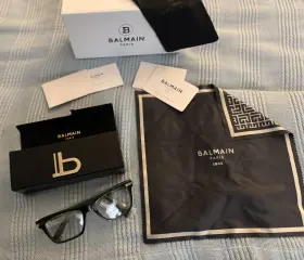 114-c Balmain 640310888450 Authentic Eyeglasses Sentinelle 1 - Bpx 53 Dark Olive