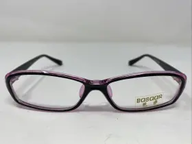 54-15-128 Basaar A58213-4 Dark Violet/black Full Rim Eyeglasses Frame Qz30