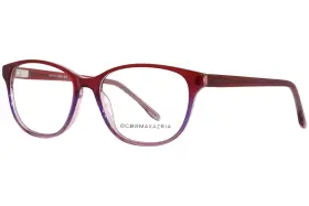 169833-2 Bcbgmaxazria Kessa Eyeglasses Womens Red Fade Full Rim Oval Shape 54mm