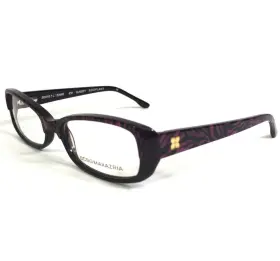 50-16-130 Bcbgmaxazria 886453181721 Petite Eyeglasses Frames Gabby Eggplant Tiger Print 50-16-130 Bcbgmaxazria 886453181721 Petite Eyeglasses Frames Gabby Eggplant Tiger Print