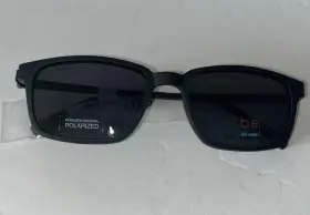 654152287 Be Bio Eyes B.e Wilder Black Magnetic Polarized Sunglasses