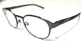 Mta42 Beausoleil Frederic Titane Gunmetal Round Eyeglasses 49-21 135 Japan