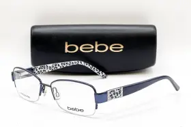 Bebe Bb5089 New 414 Navy Authentic Eyeglasses 53-17