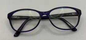 53-15-135 Bebe Bb5123 Frames Only Eyeglasses Sparkle Purple