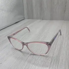 53-15-130 Bebe Bb5156 Eyeglasses Plum Full Rim Cat Eye Fixed Nose Frame Only -