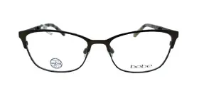 Bb5175 Bebe 200 Cat Eye Topaz Brown Tortoise Swarovski Eyeglasses Frames