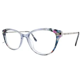Bb5181 Bebe 400 Blue Floral 52-16-135mm Eyeglasses Frames Only - Good