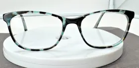 52-17-135 Bebe Bb5186 Eyeglasses Frames 340 Teal Tortoise Blue Gold Full Rim