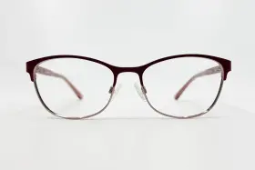 51-16-135 Bebe Bb5226 612 Eyeglasses Womens Berry Full Rim Rectangle Shape