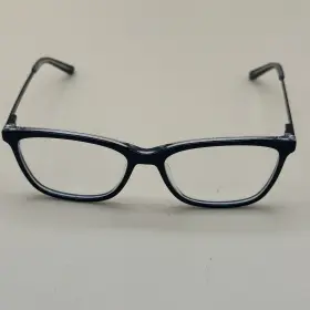 Bb7010 Bebe Black Rectangular Full Rim Plastic/metal Eyeglass Frames Floral 53-16 135