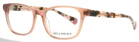 Patrol-200 Bellinger 262 Blush Crystal Womens Semi Cat Eye Eyeglasses 51-17-140