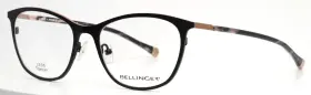 Titanium-5982 Bellinger Less 9096m Black Womens Eyeglasses 52-17-140 B 38