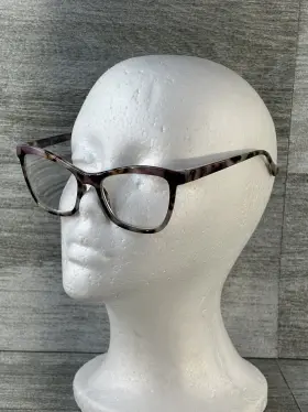 Vmp2005 Betsey Johnson Prp Eyeglass Frames Only Purple Brown Tortoise