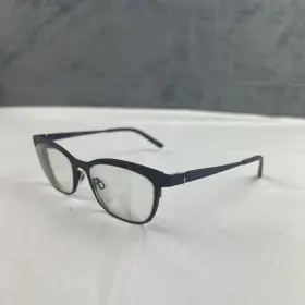6536 Bevel Lucille Bkdm Violet Purple Matte Eyeglasses 49 16 Mm Made In Japan