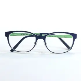 8662 Bevel Eyeglasses Claire Rgjb Mint/navy Metal Frame Japan 52 17 140 525