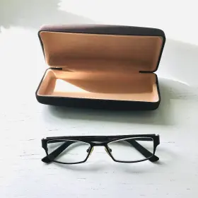 32-18-140 Bill Bass Eyeglasses Frame Syndal Brown Animal Print 104 Italy