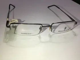 56-20-150 Bill Blass Bb928562 Eyeglasses Frames Gunmetal Gray Rectangular
