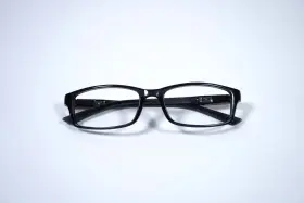 54-17-138 Bklyn 02093 Windsor Black Full Rim Rectangular Eyeglass Frames - Only