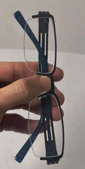 51-17-142 Black Pp8127a Paulo Pilipe Slitecs Blue Germany Eyeglasses Frames Size
