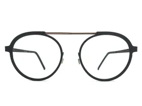 Blackfin Bf850 Col.938 Eyeglasses Frames Leven Matte Black Round 50-19-145