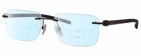 Vchd84-0627 Blue 190605250105 Chopard 23kt Gold Plated Multi-focus Light Glasses In Grey 56mm Vchd84-0627 Blue 190605250105 Chopard 23kt Gold Plated Multi-focus Light Glasses In Grey 56mm