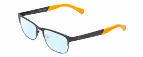 Gu9168 Blue 664689797400 Guess Ladies Classic Multi-focus Light Glasses Navy Orange 48mm