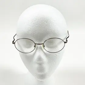 Blue Moon Bm85 Eyeglasses Frame Full Rim Oval 51-19-140 Metal Matte Brown Unisex