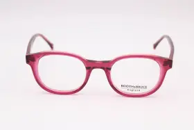 47-22-150 Booth&bruce Bb2405 Burgundy Round Eyeglasses Frames