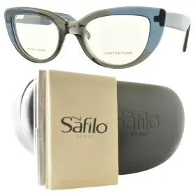 Bottega Veneta 762753695703 New Bv 269 4cs Transparent Grey Blue Cat Eye Full Rim Frame