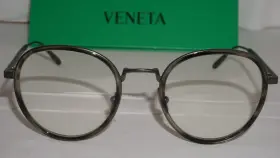 Bv0018o Bottega Veneta Eyeglasses New Round Gunmetal 004 49 22 150