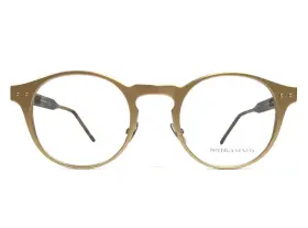 48-23-150 Bottega Veneta Bv0180o Eyeglasses Frames 003 Matte Gold Brown Aluminum