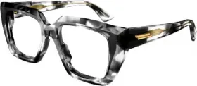 Bv1032o Bottega Veneta New Eyeglasses 008 Havana 100% Authentic
