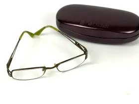 902097-64 Brendel Eschenbach Germany Eyeglass Frame Womens Brown Metal 51-135